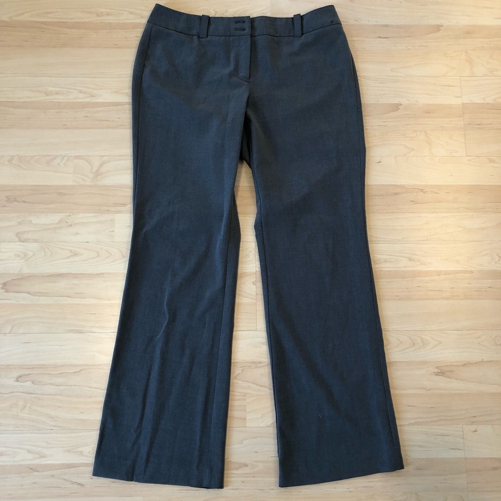 New York & Co Grey Stretch Dress Pants Size 10